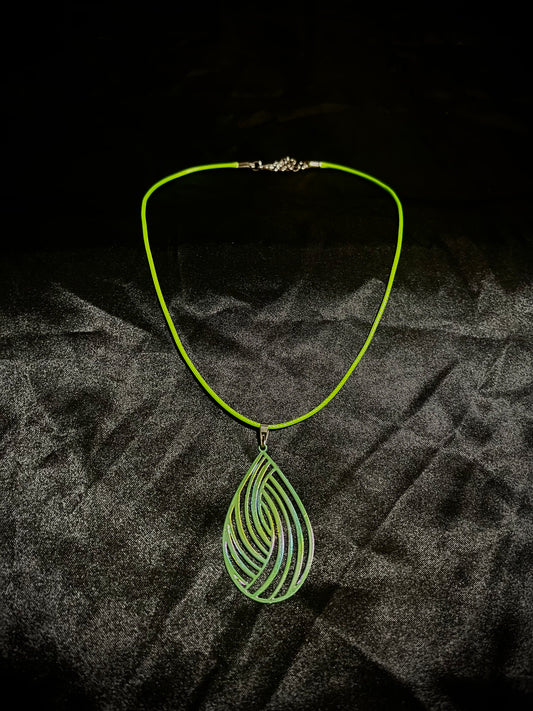 Shell Necklace Green N Green
