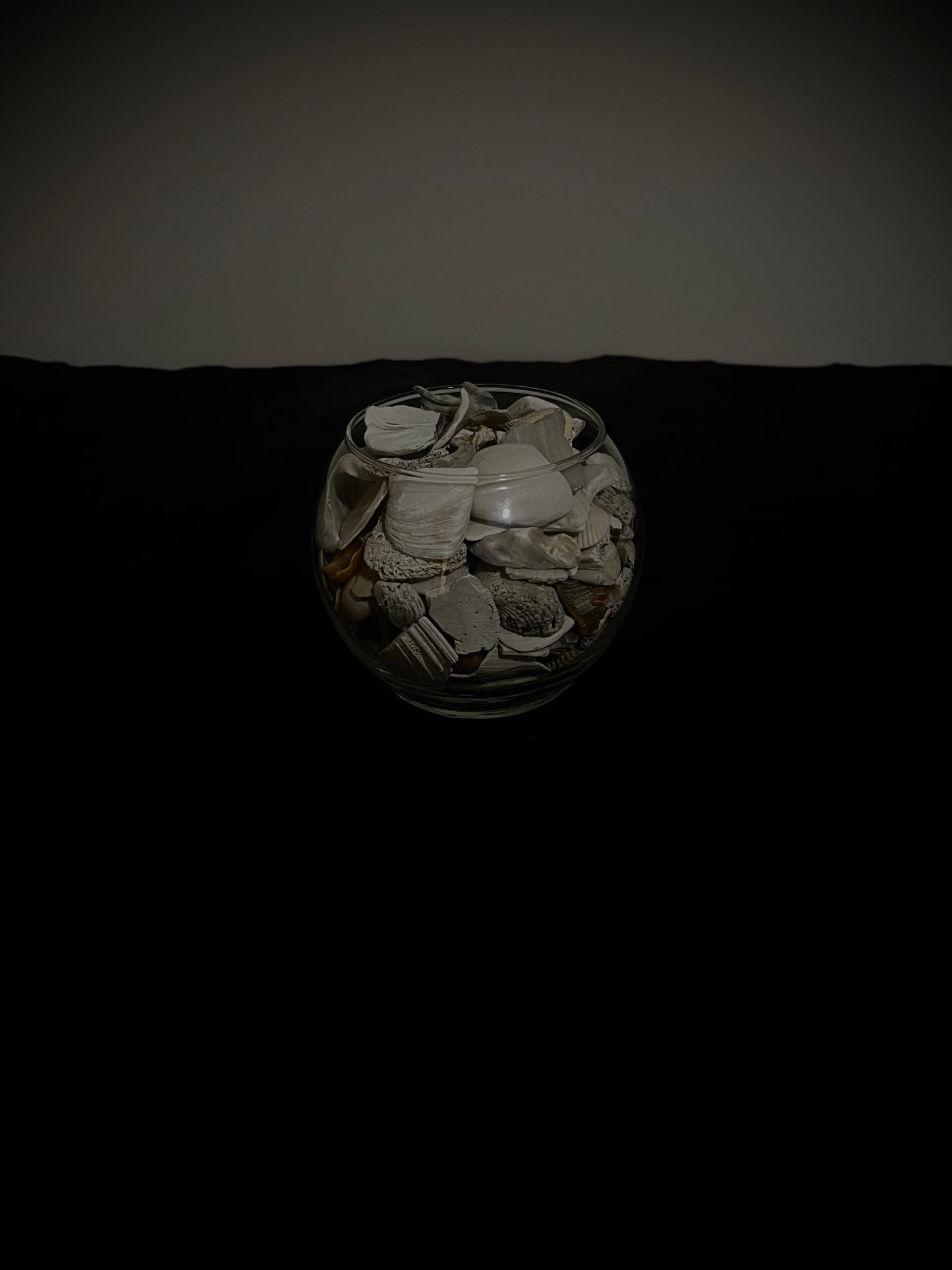 Vase Glass Fish bowl style