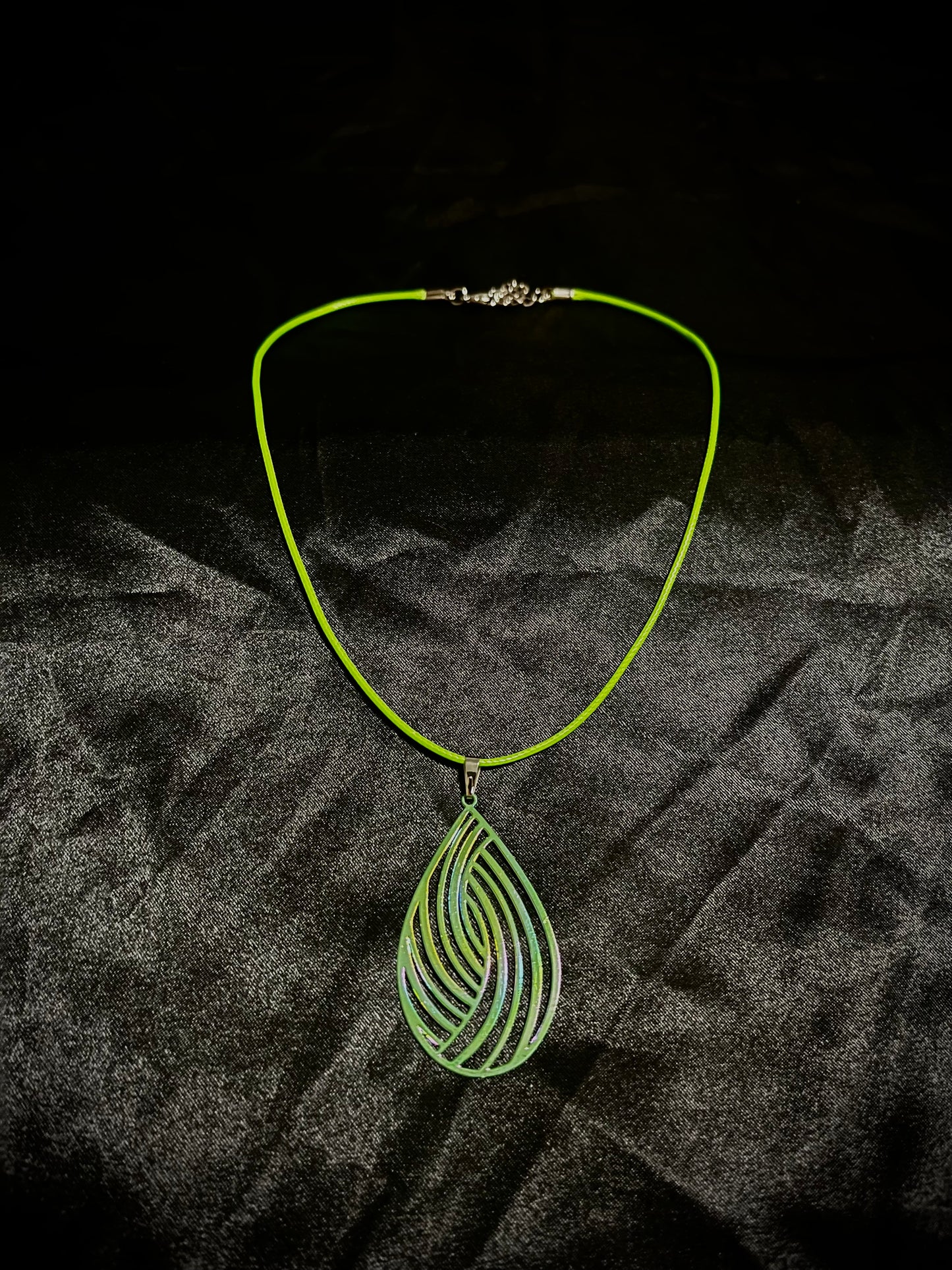 Shell Necklace Green N Green