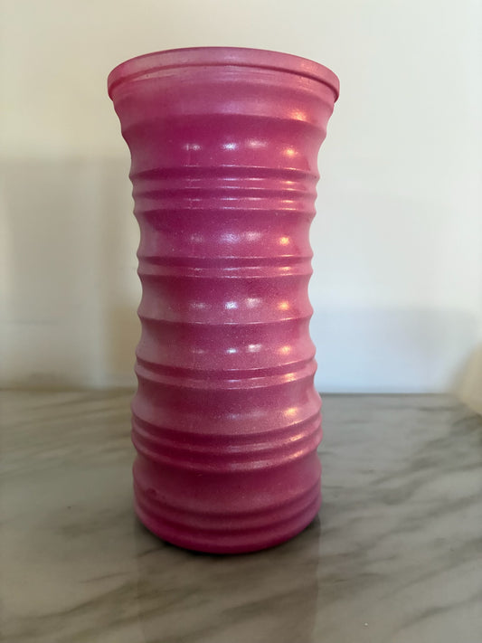 Frosted Pink Vase