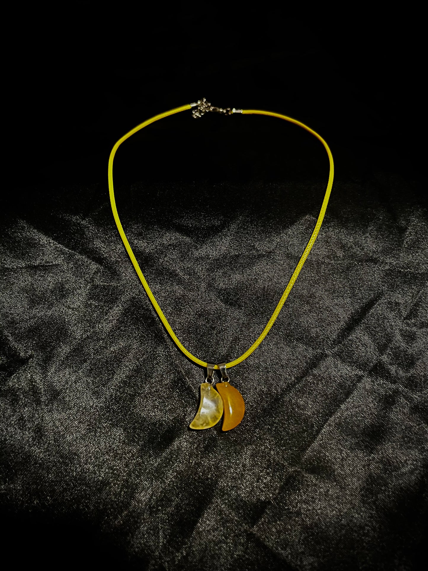 Moon Necklace Yellow N Yellow