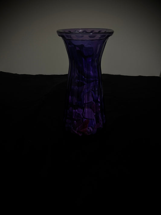 Vase Glass Purple